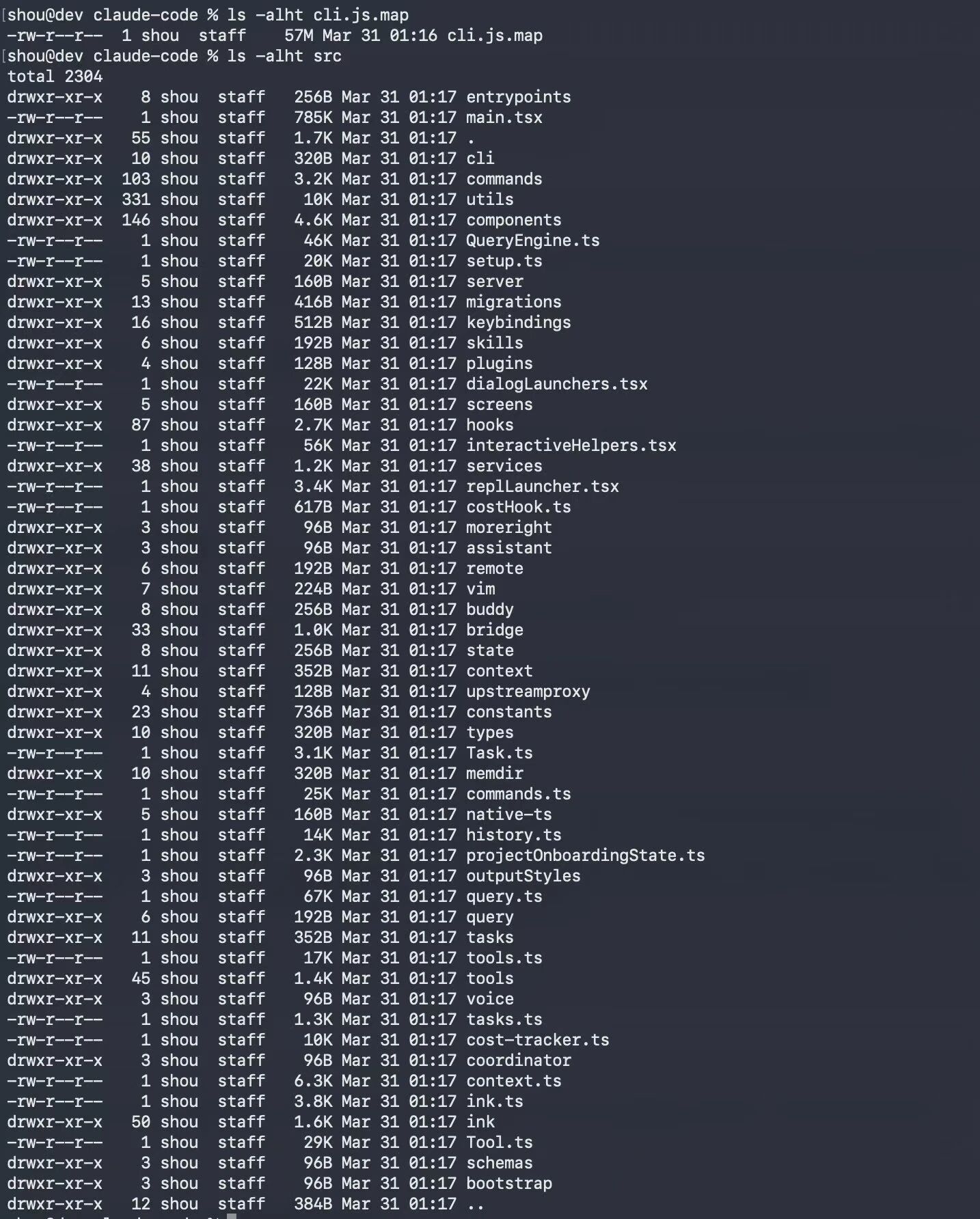 Claude Code意外“开源”，51 万行源码曝光，但真正的秘密没有泄露